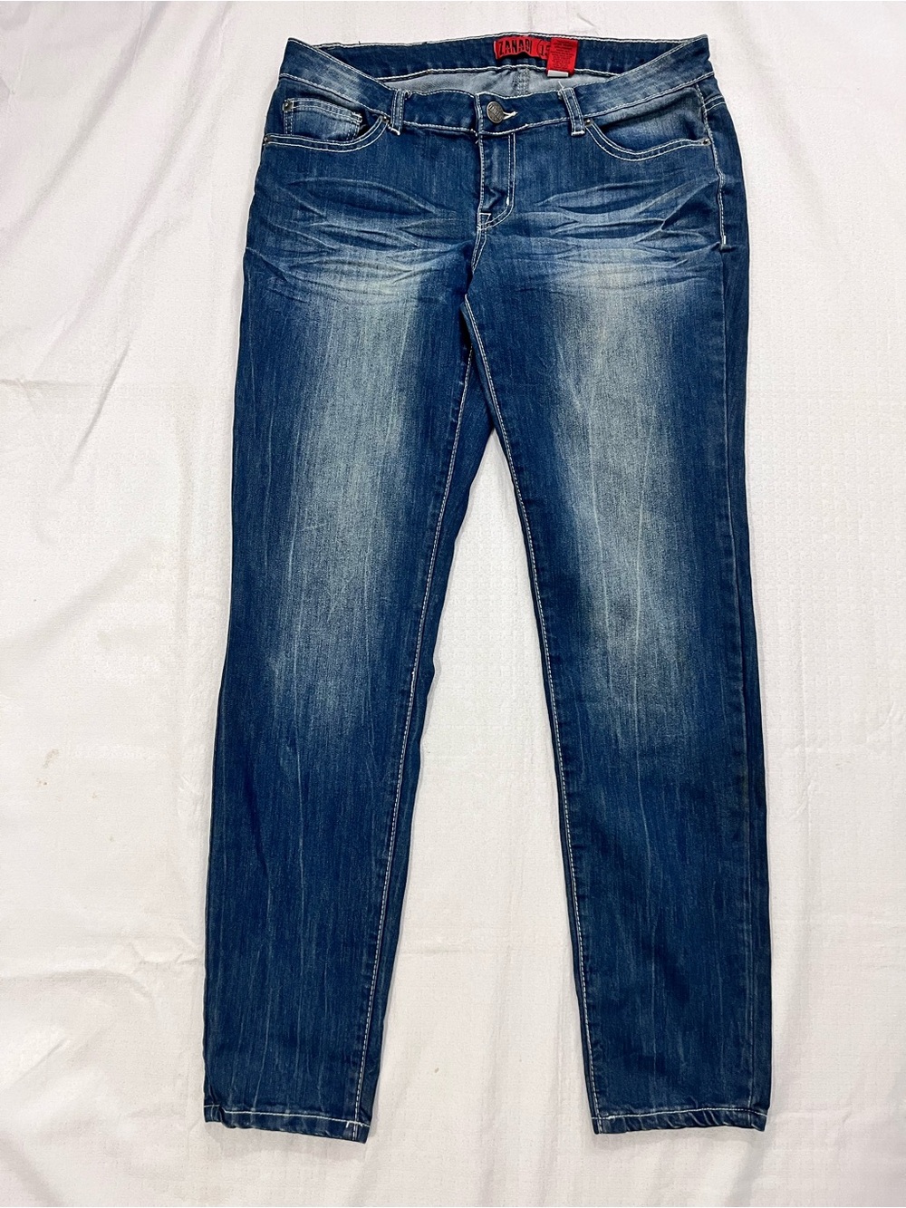 Zanadi Dark Indigo Skinny Jeans size 15